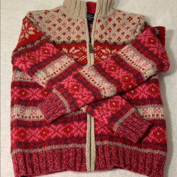 EDDIE Bauer Collectibles full zip wool sweater - Picture 3 of 8